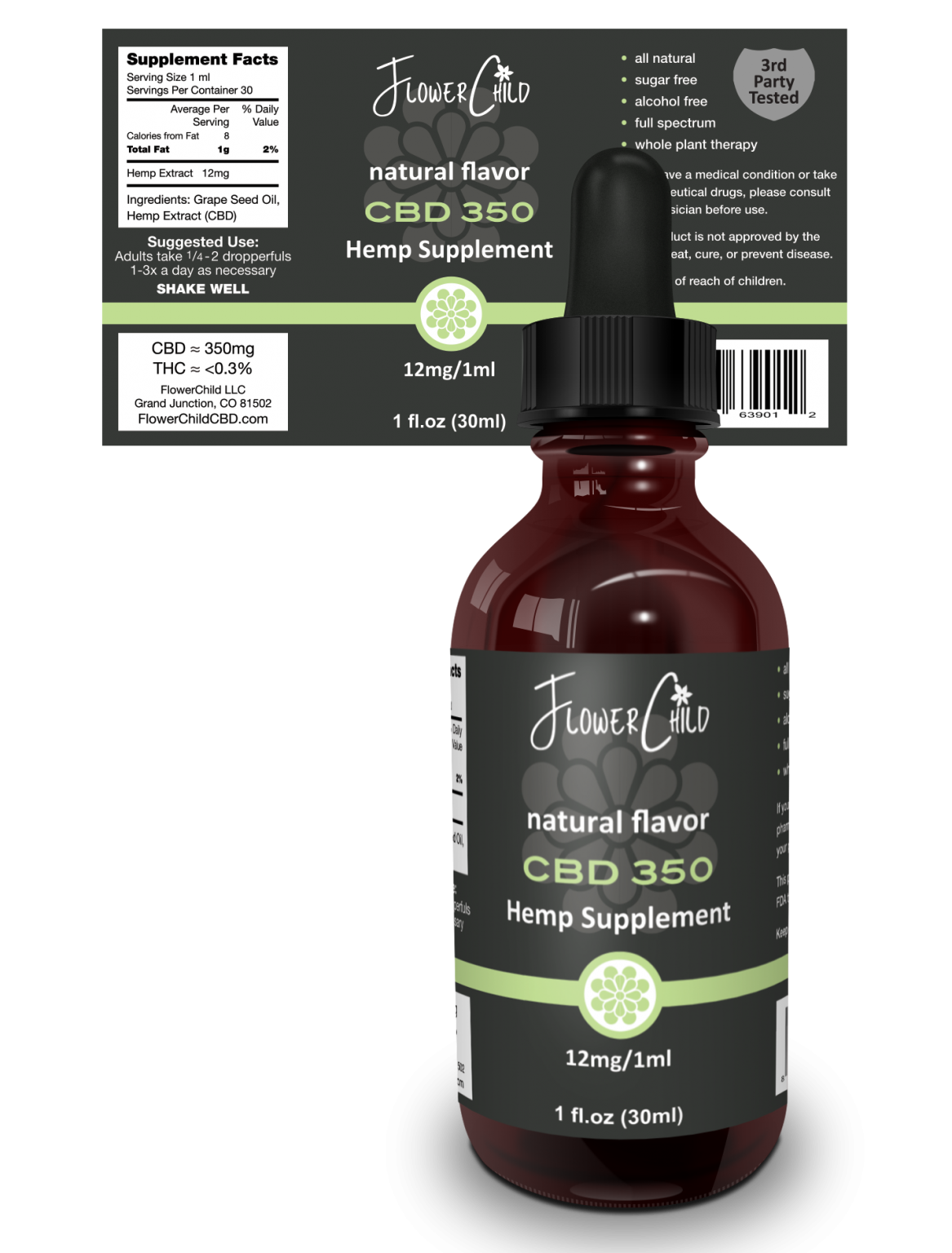 CBD Oil 350 Tincture