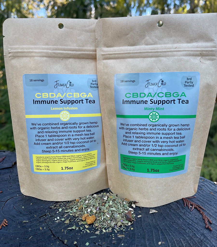 CBDA and CBGA Herbal Tea
