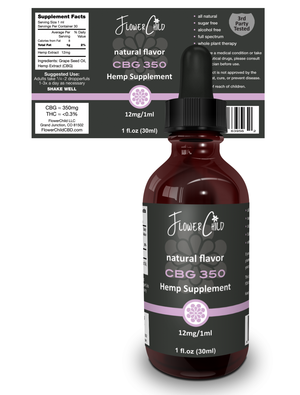 CBG Oil 350 Tincture