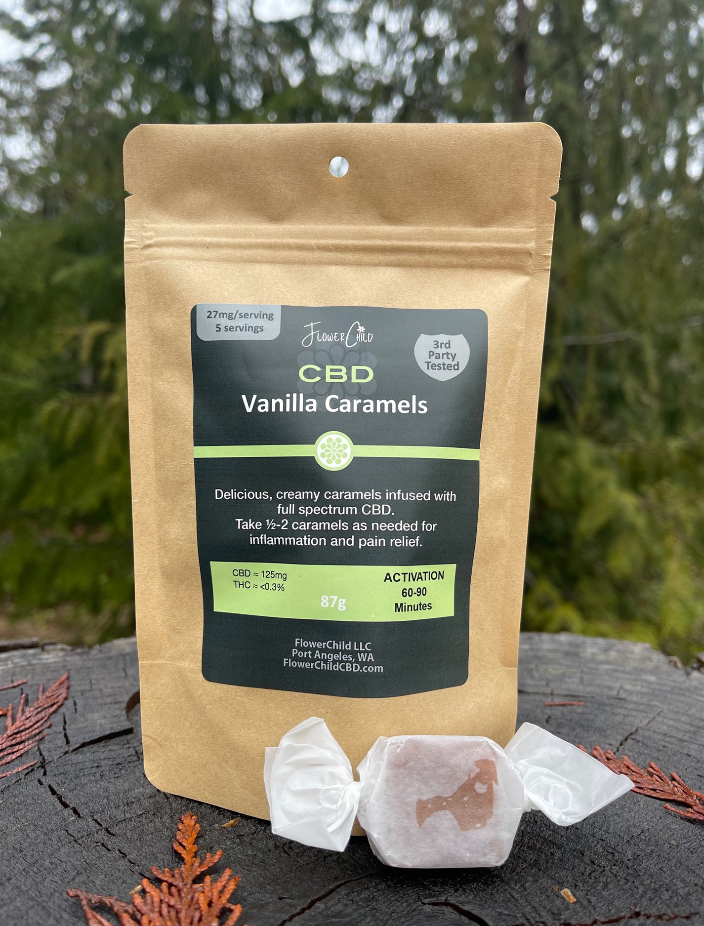 CBD Vanilla Caramels