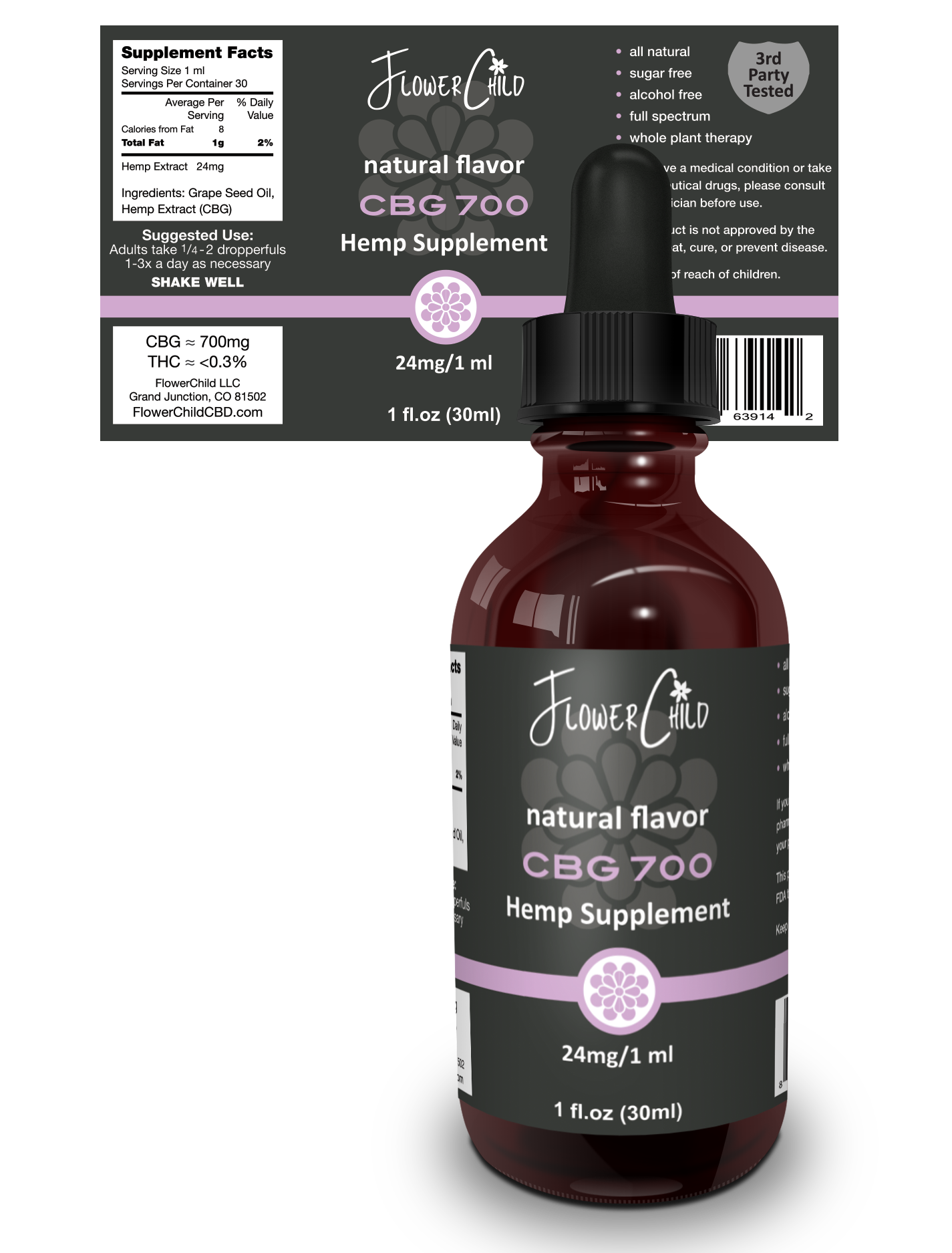 CBG Oil 700 Tincture